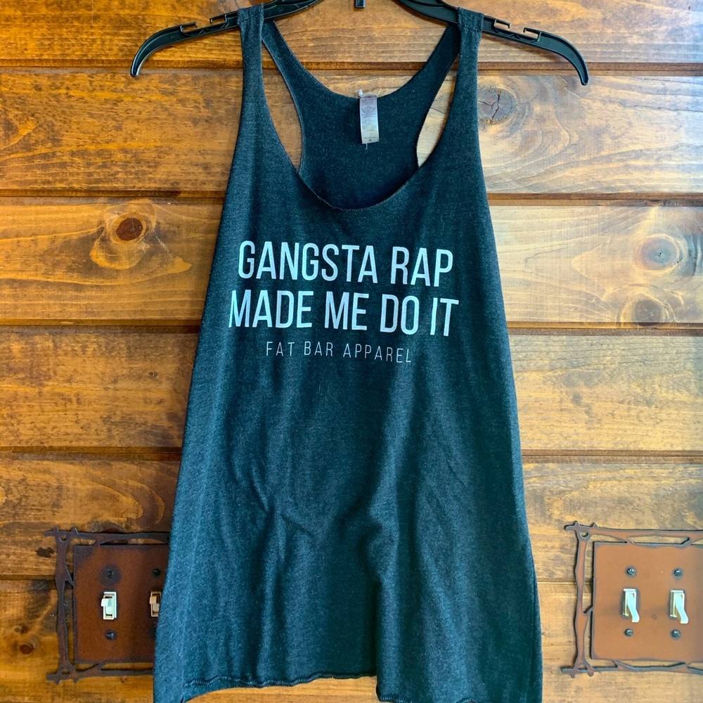 Fat bar apparel razor back tank